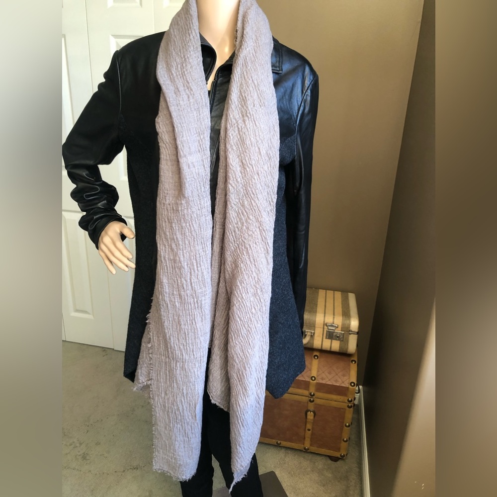 Soft taupe wrap/scarf - Picture 2 of 6
